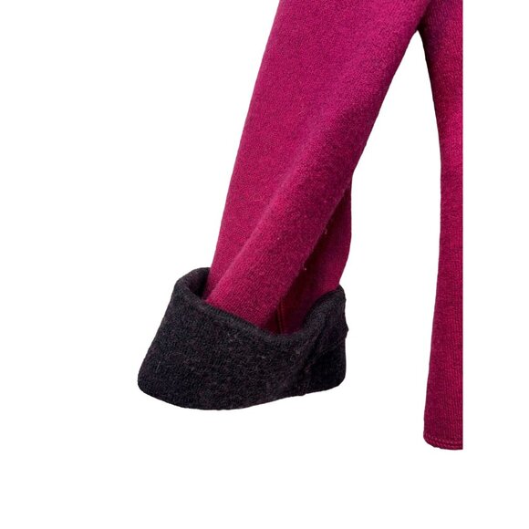 Nomadic Traders  Womens Wool Blend Button-Up Jacket M Magenta - Picture 7 of 10